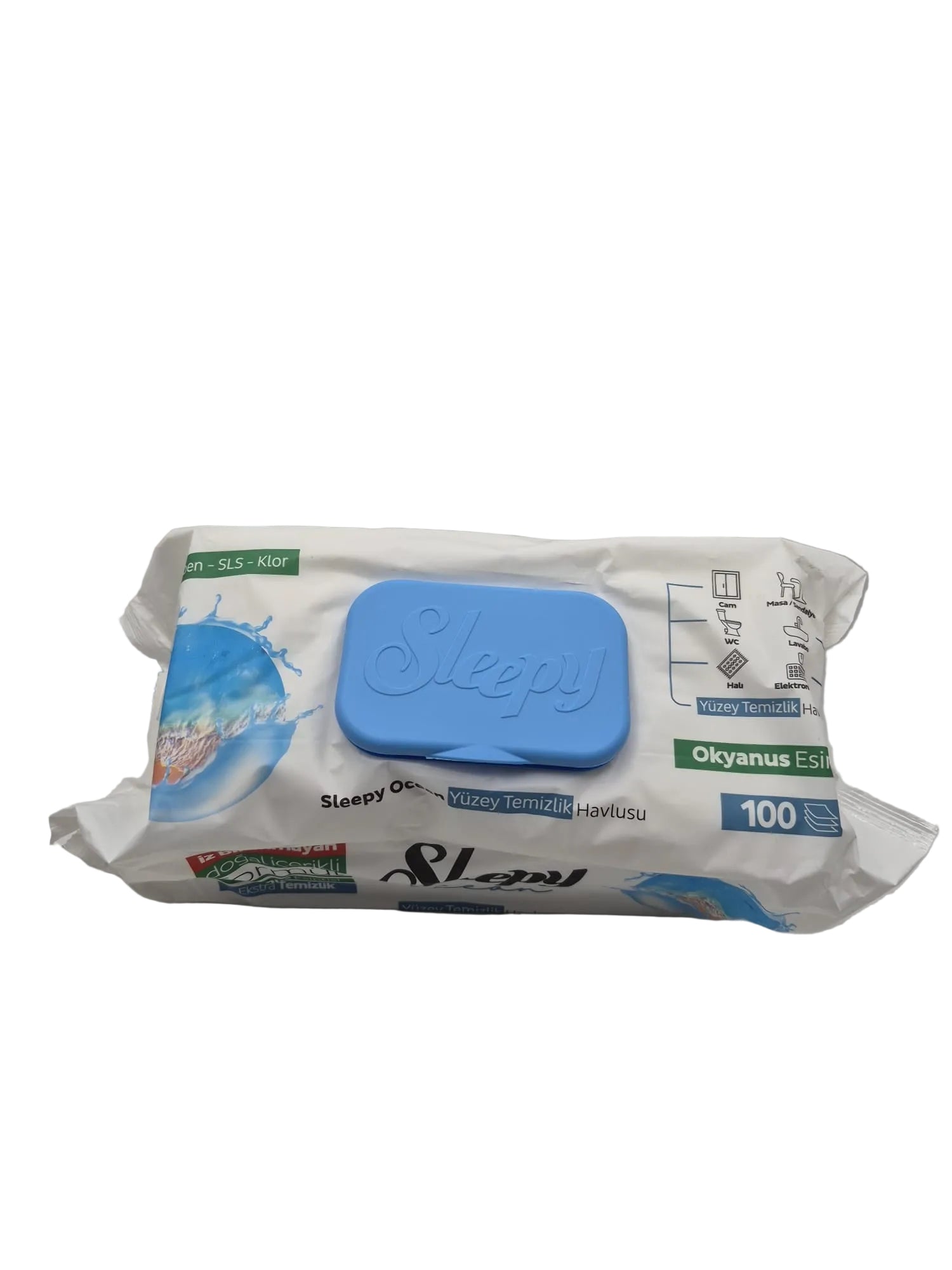 Lingettes Multi-Surfaces Brise Océanique x100 – Sleepy