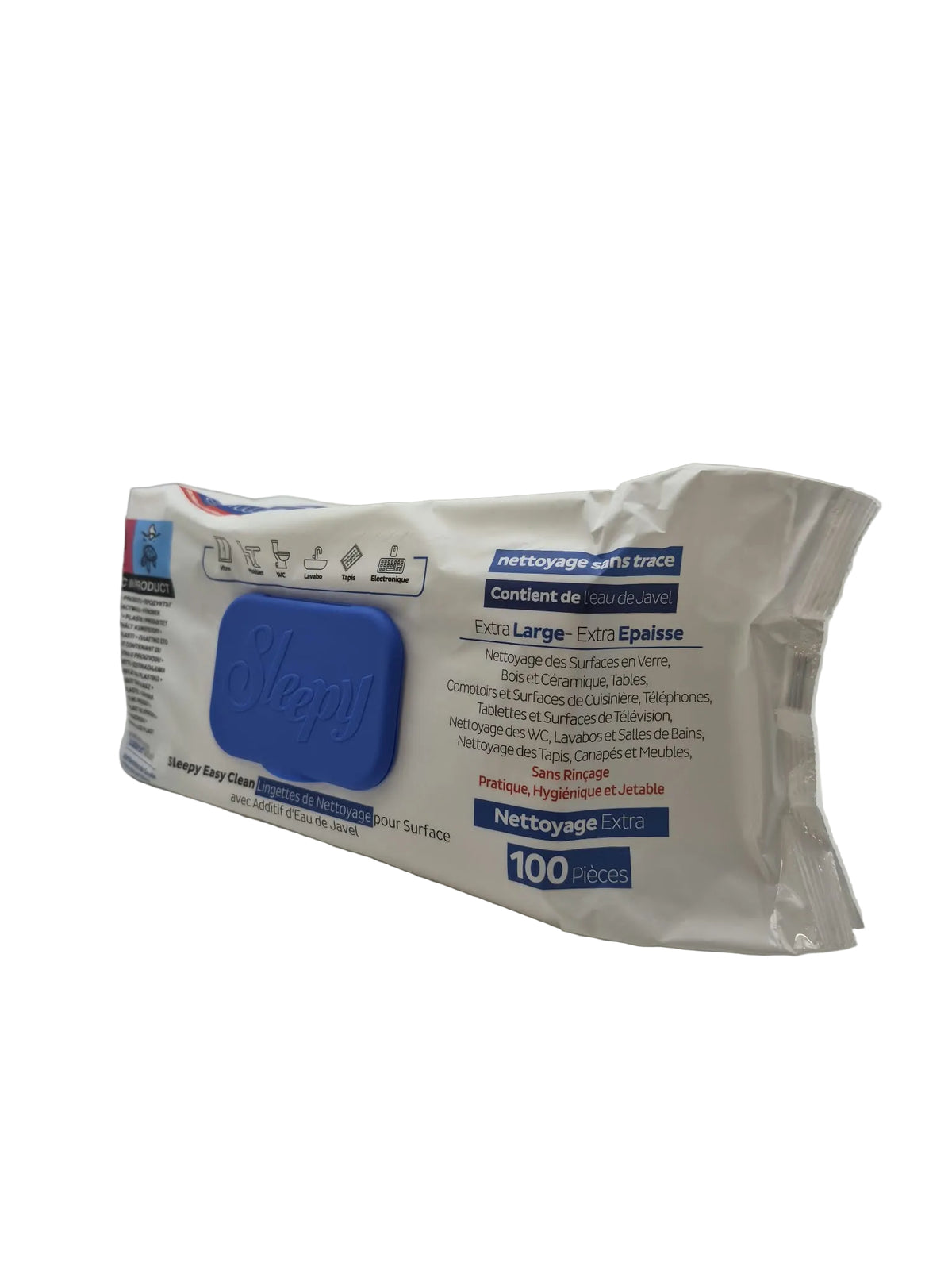 Lingettes Multi-Surfaces Eau de Javel x100 – Sleepy