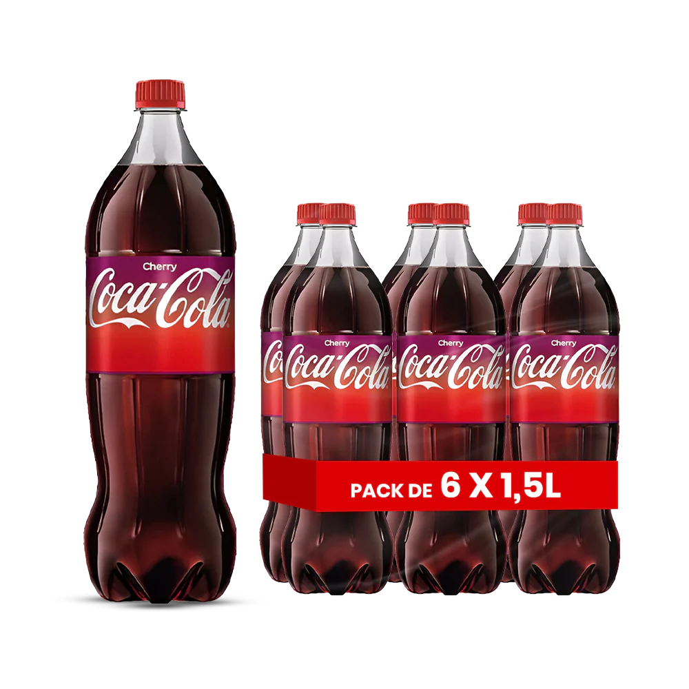 Coca-Cola Cherry 1,5L – Pack de 6
