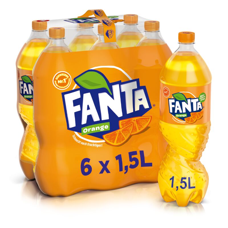 Fanta orange 1.5 pack de 6