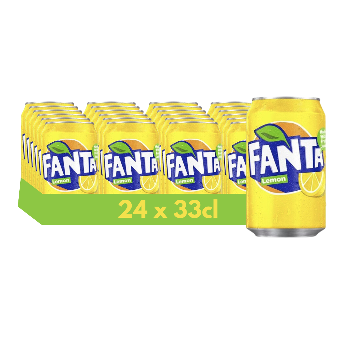 Fanta Citron 33cl – Pack de 24
