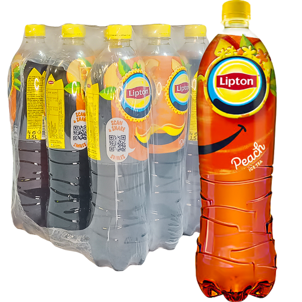 Lipton Pêche 1,5L – Pack de 9