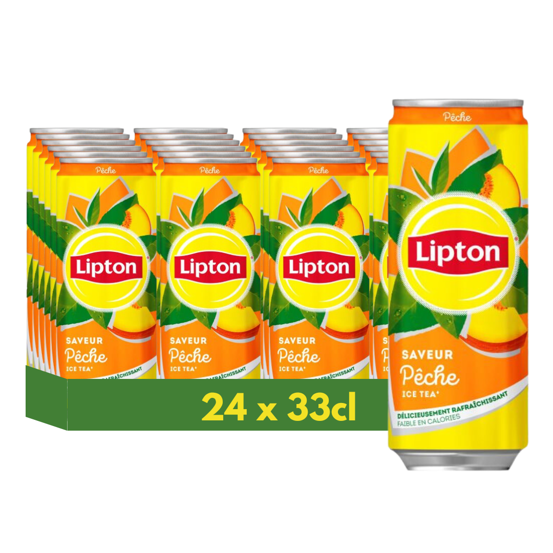 Lipton Pêche 33cl – Pack de 24
