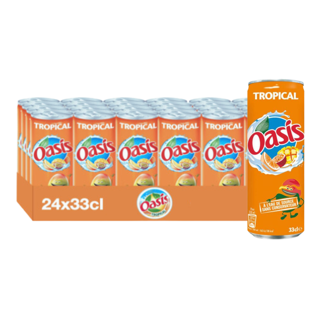 Oasis Tropical 33cl – Pack de 24