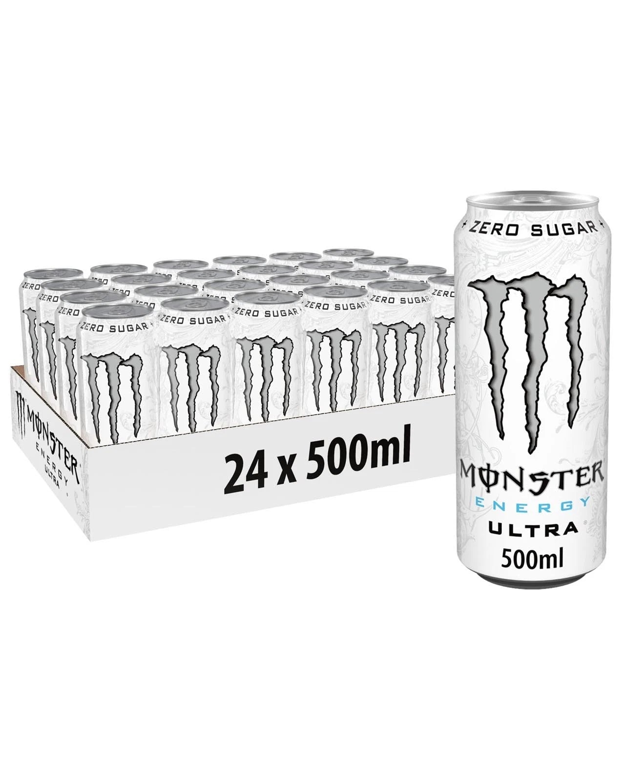 Monster Ultra Zero Sugar – Pack de 24 × 50 cl