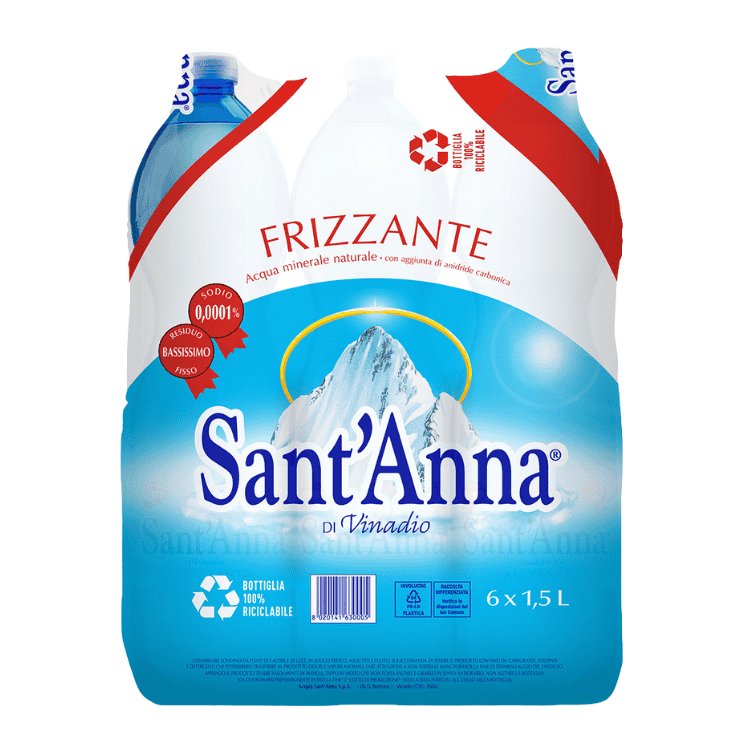 Sant’Anna Gazeuse 1,5L – Pack de 6