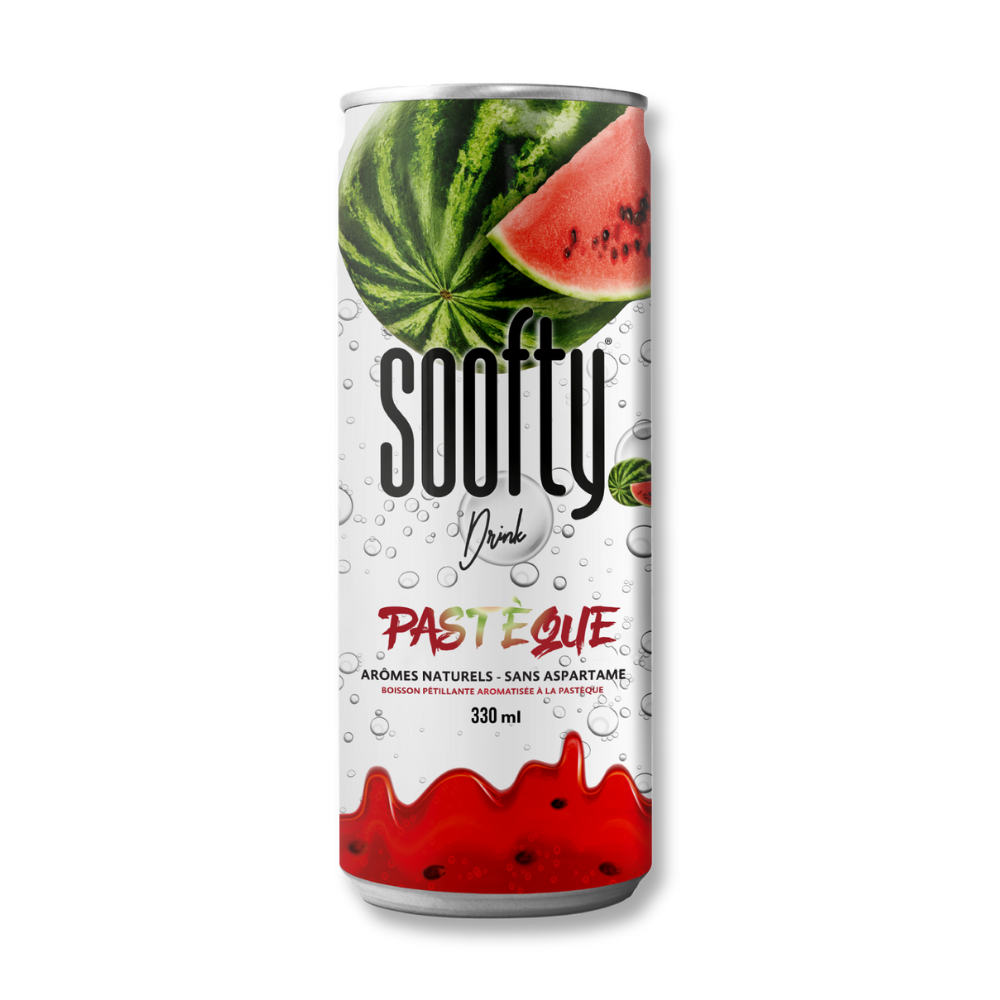 Soofty Pastèque – Pack de 24 × 33 cl