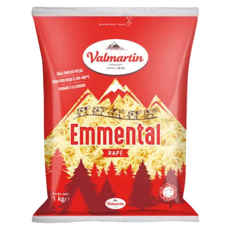 Emmental Râpé 1kg – Valmartin (France)