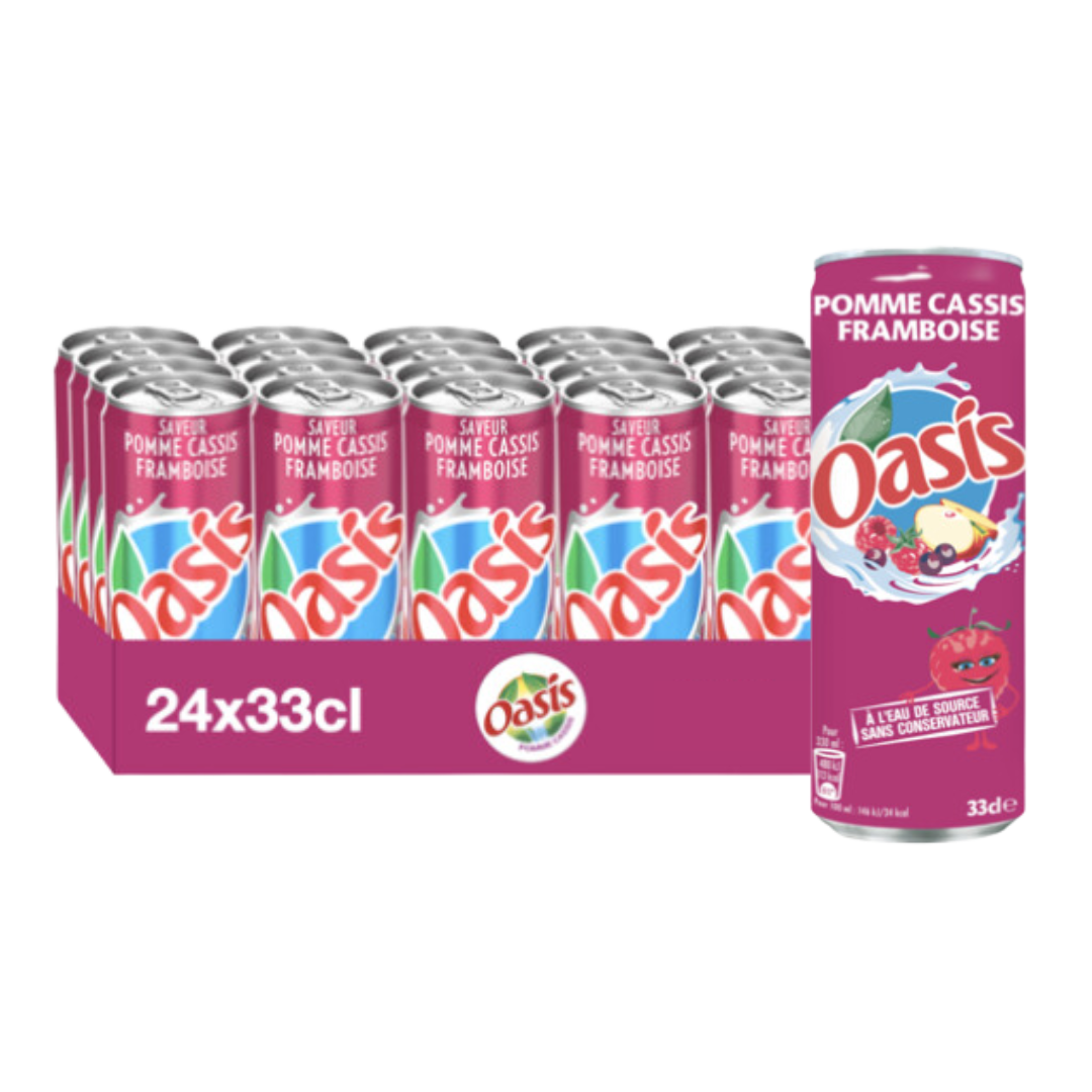 Image de Oasis Pomme Cassis Framboise