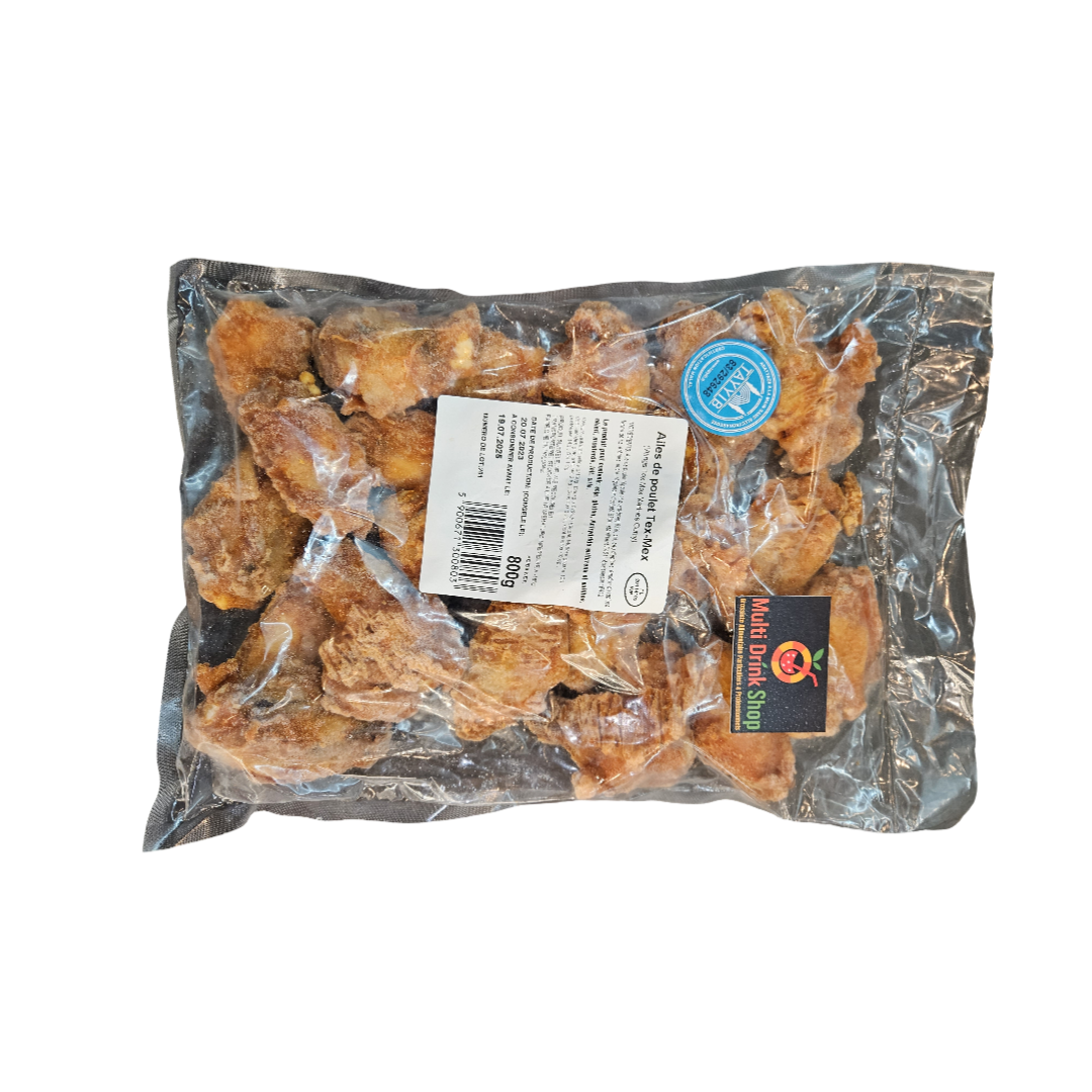 Image de Ailes de Poulet Tex-Mex Wings Marinés Curry HALAL