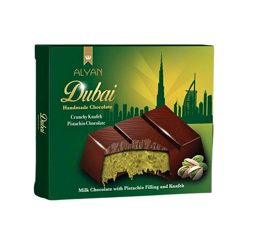 Image de Chocolat DUBAI Fourré PISTACHE