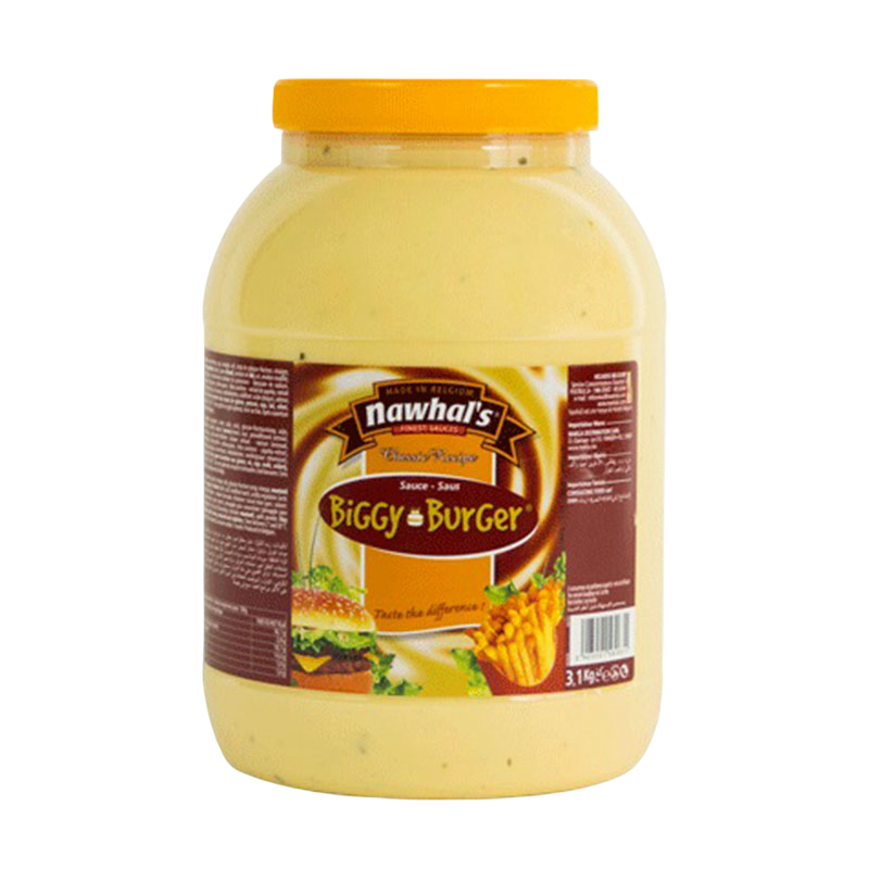 Image de Sauce Biggy Burger PET 3.10kg Nawhal's